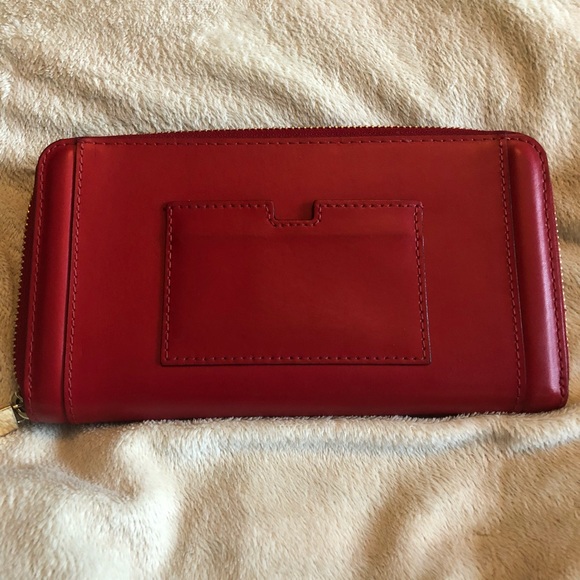 Red leather Kate Spade wallet - Picture 4 of 5